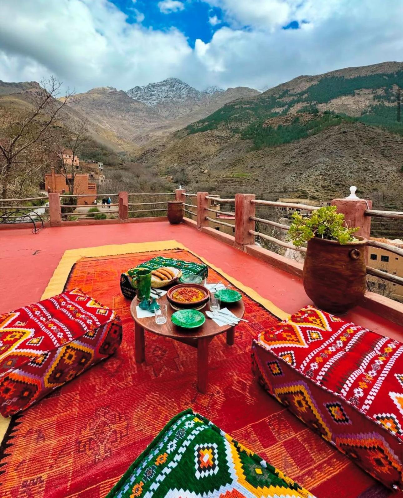 Hotel Aux Lumieres Du Toubkal Light Of Toubkal Imlil  Exterior foto